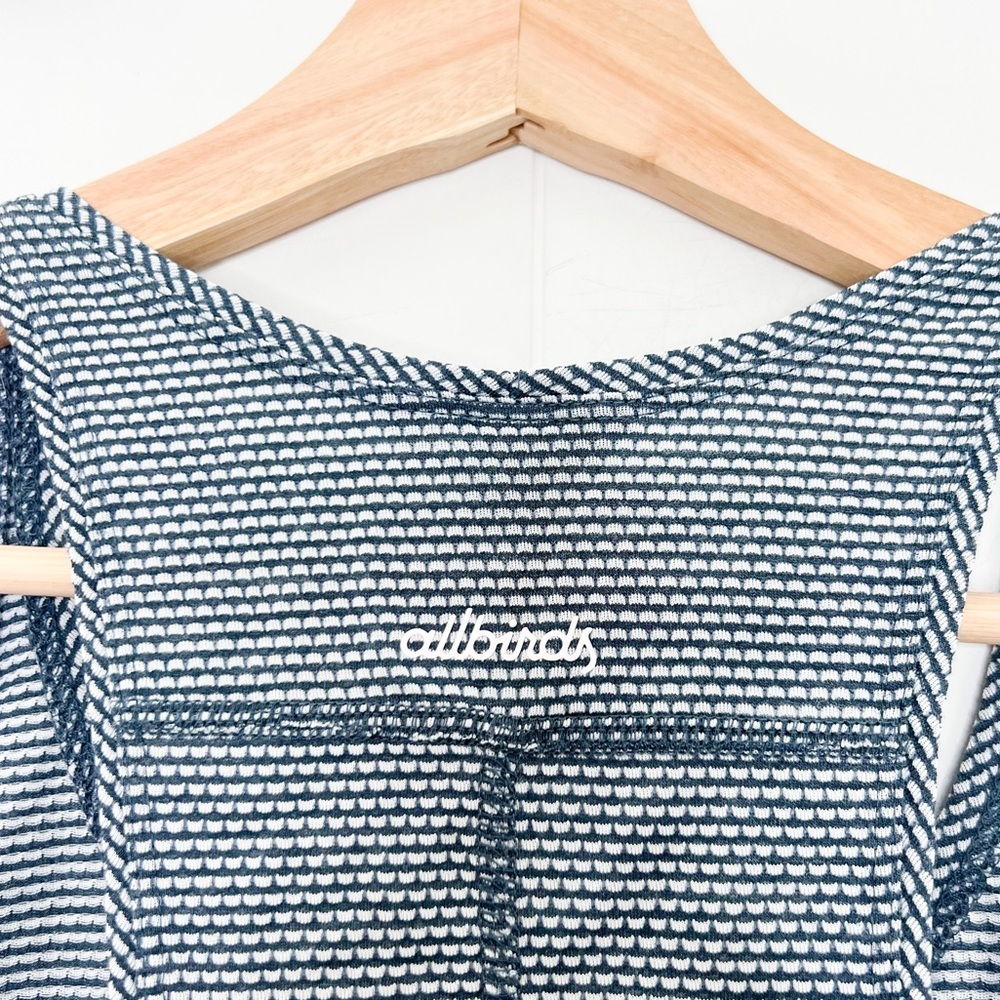 Allbirds women's natural run tank racerback blue white - Picture 5 of 7